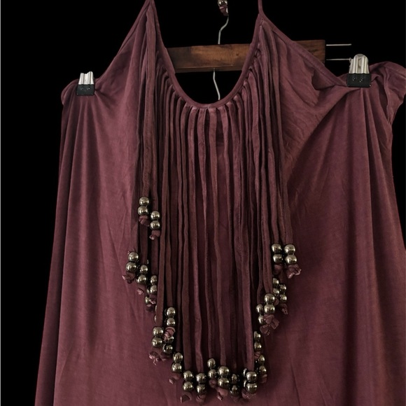 POL Halter Maxi Fringe Dress NWT - Picture 1 of 5